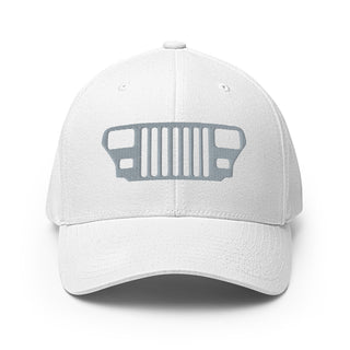 Jeep YJ Grill Embroidered Flexfit Hat