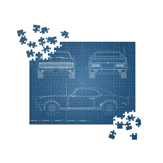 Blueprint Jigsaw Puzzle - 1968 Camaro