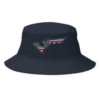 Circuit of the Americas (COTA) Circuit Sectors with DRS Zones and US Flag F1 Embroidered Bucket Hat