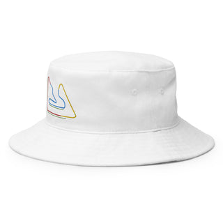 Bahrain Circuit Sectors with DRS Zones F1 Embroidered Bucket Hat