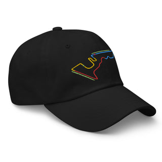 Circuit of the Americas (COTA) Circuit Sectors with DRS Zones F1 Embroidered Dad Hat