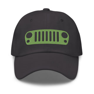 Jeep JK Grill Embroidered Unstructured Dad Hat