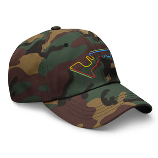 Circuit of the Americas (COTA) Circuit Sectors with DRS Zones F1 Embroidered Dad Hat