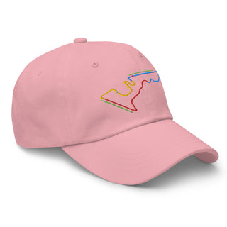 Circuit of the Americas (COTA) Circuit Sectors with DRS Zones F1 Embroidered Dad Hat