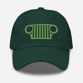 Jeep CJ Grill Embroidered Unstructured Dad Hat