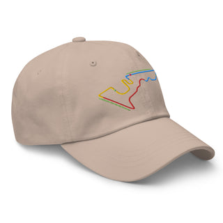 Circuit of the Americas (COTA) Circuit Sectors with DRS Zones F1 Embroidered Dad Hat