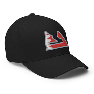 Bahrain Circuit with Flag F1 Embroidered Flexfit Cap