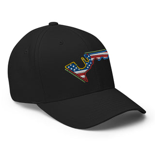 Circuit of the Americas (COTA) Circuit Sectors with DRS Zones and US Flag F1 Embroidered Flexfit Cap