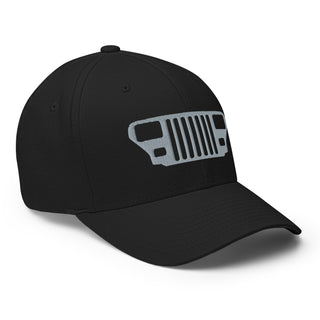 Jeep YJ Grill Embroidered Flexfit Hat