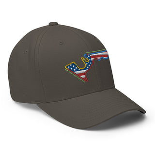 Circuit of the Americas (COTA) Circuit Sectors with DRS Zones and US Flag F1 Embroidered Flexfit Cap