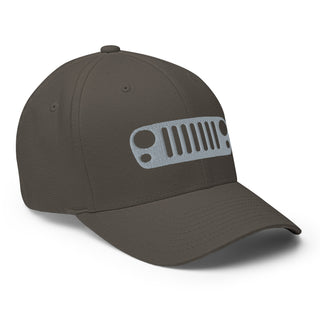 Jeep JK Grill Embroidered Flexfit Cap