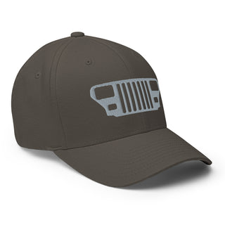 Jeep YJ Grill Embroidered Flexfit Hat