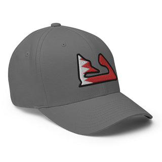 Bahrain Circuit with Flag F1 Embroidered Flexfit Cap