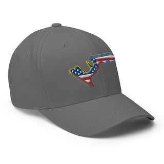 Circuit of the Americas (COTA) Circuit Sectors with DRS Zones and US Flag F1 Embroidered Flexfit Cap