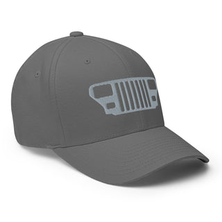 Jeep YJ Grill Embroidered Flexfit Hat