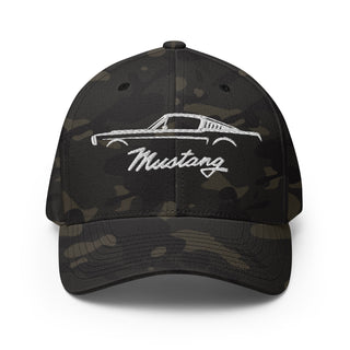Embroidered Flexfit Cap - Classic Mustang