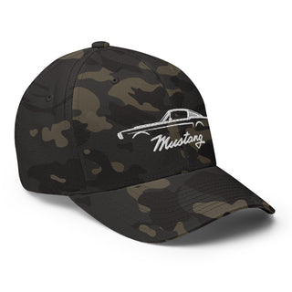 Classic Mustang Embroidered Flexfit Cap