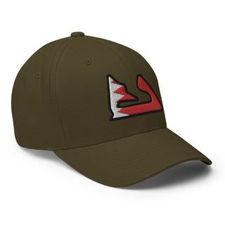 Bahrain Circuit with Flag F1 Embroidered Flexfit Cap