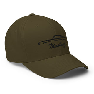 Classic Mustang Embroidered Flexfit Cap