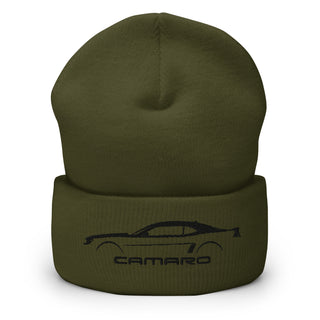 5th Gen Camaro Embroidered Cuffed Beanie