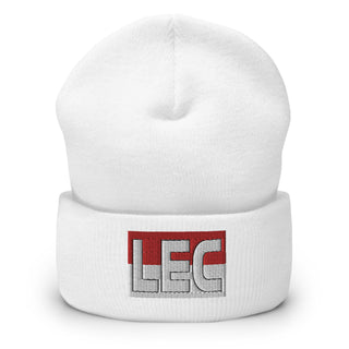 Charles Leclerc Monaco Flag F1 Embroidered Cuffed Beanie