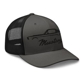 Classic Mustang Embroidered Meshback Trucker Cap