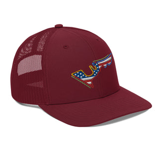 Circuit of the Americas (COTA) Circuit Sectors with DRS Zones and US Flag F1 Embroidered Trucker Cap