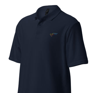 Circuit of the Americas (COTA) Circuit Sectors with DRS Zones F1 Embroidered Unisex Pique Polo Shirt