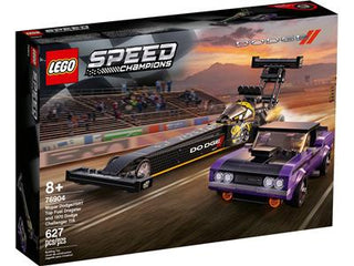 Lego Speed Champions Mopar Dodge//SRT Top Fuel Dragster and 1970 Dodge Challenger T/A - 76904 (Retired)