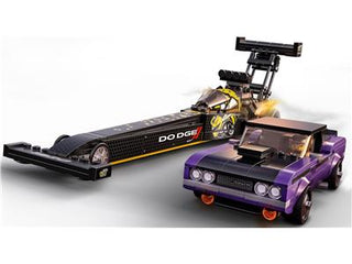 Lego Speed Champions Mopar Dodge//SRT Top Fuel Dragster and 1970 Dodge Challenger T/A - 76904 (Retired)