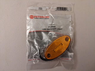 Peterson P1200A - Oval LED Marker Light (Amber)