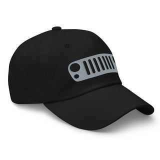 Embroidered Unstructured Dad Hat - Jeep JK Grill