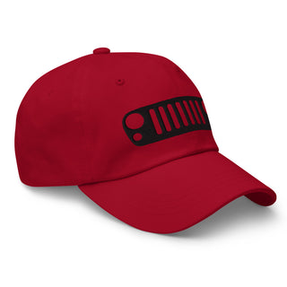 Embroidered Unstructured Dad Hat - Jeep JK Grill