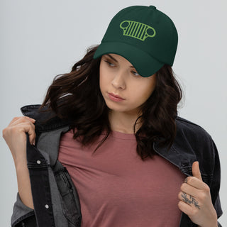 Jeep CJ Grill Embroidered Unstructured Dad Hat