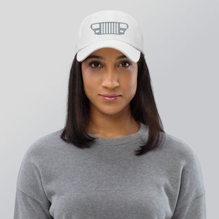 Jeep YJ Grill Embroidered Unstructured Dad Hat