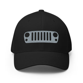 Embroidered Flexfit Cap - Jeep JK Grill