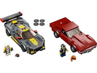 Lego Speed Champions Chevrolet Corvette C8.R Race Car and 1968 Chevrolet Corvette - 76903