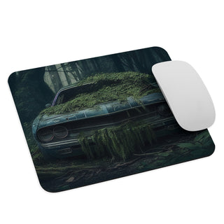 Abandoned Muscle Car in the Woods 1 Mouse Pad