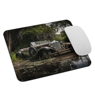 Abandoned Vintage Car in the Bayou v1 - Mouse pad