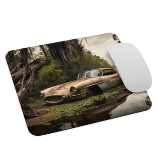 Abandoned Classic Car in the Bayou v4 - Mouse Pad