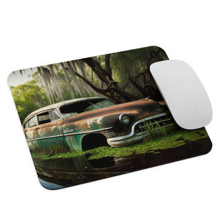 Abandoned Classic Car in the Bayou v5 - Mouse Pad