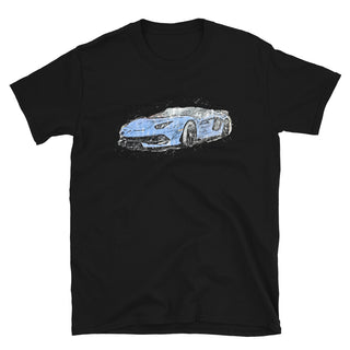 Lamborghini Sketch Short-Sleeve Unisex T-Shirt