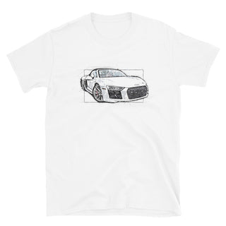 Audi R8 Sketch Short-Sleeve Unisex T-Shirt