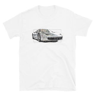 Ferrari Sketch Short-Sleeve Unisex T-Shirt